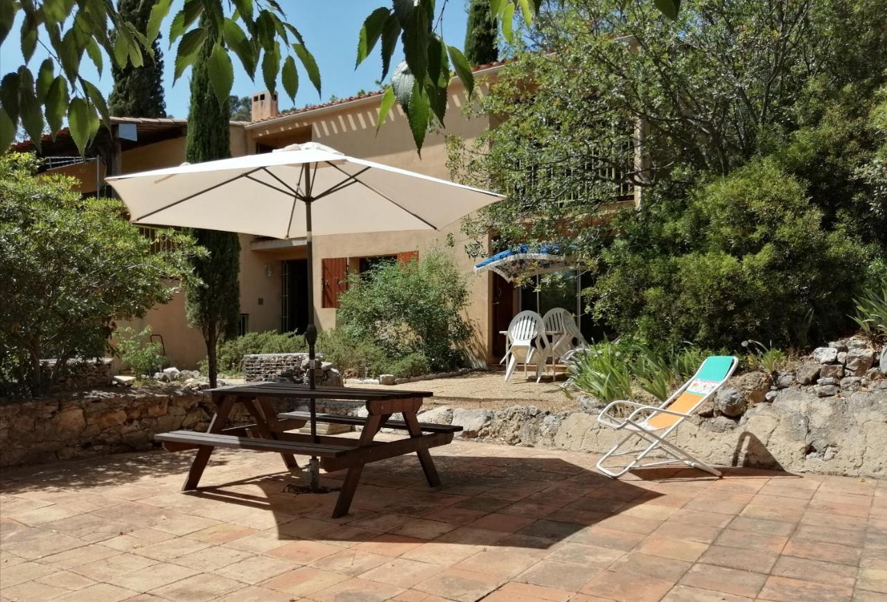 T2 36 M2, Rdc De Villa, Clim, Gd Jardin Clos, Animx Ok, Quartier Mt Faron Tres Calme, Wifi, Parking Toulon Eksteriør billede